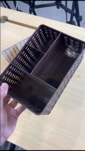 ASVITA Kotak Penyimpanan Vica MEDIUM 4 Sekat Multi Holder Plastik Organizer Storage Box VMH 302