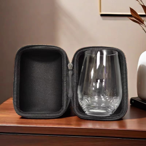 Portable Crystal Wine Glass Travel Red Wine Glass Single Handheld Cup Outdoor Water Cup Nordic Style Country Wind Handmade