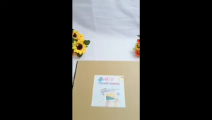 Paket Lengkap Kanvas Melukis ukuran 20x20cm dilengkapi cat air & colour mixing chart byGHEduPlay