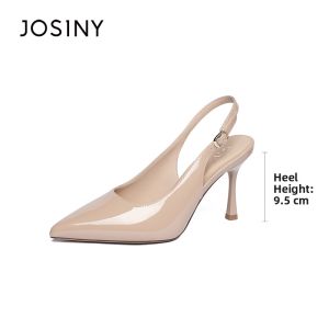 Josiny | Nude Pointed Heels High Heels