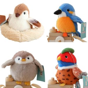 ประดิษฐ์ตุ๊กตา Plush จี้เหมือนจริง Parrot Sparrow Penguin Mallard เป็ด Kiwi Plush ของเล่นสําหรับชายและหญิงของขวัญวันเกิด