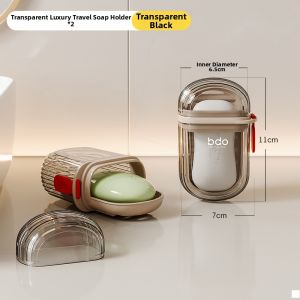 Travel Portable Mini Sealed Soap Case With Drainage
