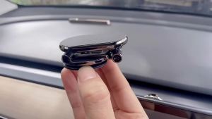 Magnetic Phone Holder for Car Upgrade Foldable 8X Strong Magnetic Phone Mount Multi-Functional 720°Rotation Magnet Cell Phone Mount for All Smartphones (Magnetic Black)