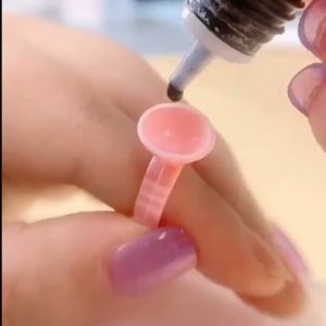 Ring Glue Eyelash Extension Ink Cup Cincin Wadah Lem Tempat Tinta Sulam Alis Sambung Bulu Mata AKS11