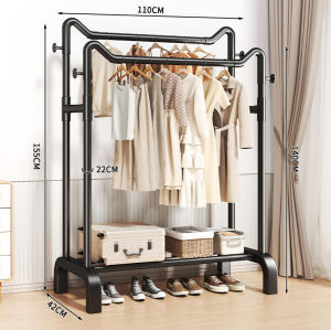 ตู้เก็บเสื้อผ้าพับได้หนาและแข็งแรงสำหรับห้องนอน เครื่องมือดูแลเสื้อผ้าในร่ม แบบเคลื่อนที่สำหรับหอพักนักเรียน