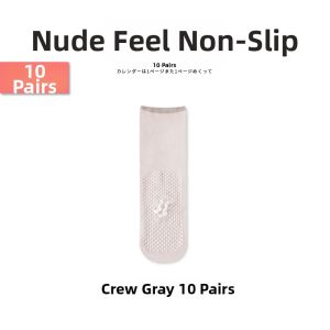 FENGTING | Invisible No-Slip Thin Summer Crystal Socks Mid-Calf