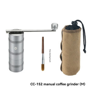 Campingmoon | CAMPINGMOON CC-152 Home Portable Hand Cranked Coffee GrinderOutdoor Camping Pour-Over Coffee MillStainless Steel BurrGrinder
