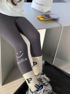 Casual Shark Long Pants for Little Girls Base Layer Outdoor Wear Spring Autumn Trendy Style Slim Fit Sportswear Family Outfit