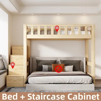 Oral-B | Space-Saving Bunk Bed Desk Combo Wardrobe