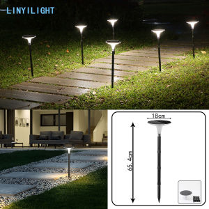 80LED Outdoor Solar Lights Path Lights Ring Pathway Lights Round Solar Lights Solar Pathway Lights Outdoor for Garden Backyard
