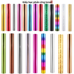 Phim Phản Ứng Mực In 5M X 19.3CM Dùng Cho Ép Nhiệt Tương Thích Với Máy In Laser Và Máy Cán Màng Dùng Làm Thủ Công Giấy Thiệp Tự Làm