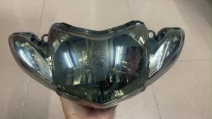 Bộ Pha sirius đầu lớn màu khói - bóng 24 hạt led 20w và xn chớp 7 màu