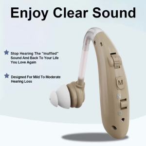 Newest Rechargeable Bluetooth Hearing Aid for Deafness Sound Amplifier Household Health Monitors Digital Hearing Aids