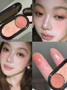 Dual Tone Blush Highlight Multi Use Creamy Cheek Color Enhancer Brightening Enlarging Pale Complexion Simulation Natural Look