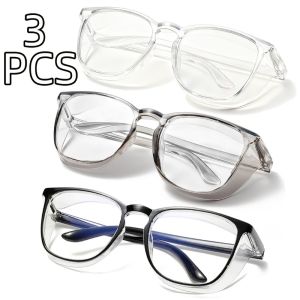 3PCS Safety Goggles Adjustable Lightweight Anti-Fog Protective Lab Safety Glasses Eye Protection White