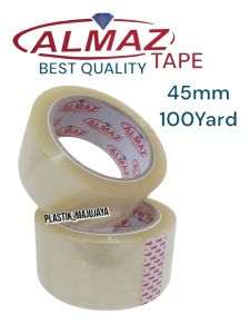 Lakban Bening Coklat Fragile 45mm x 100yard Super Kuat / Lakban Bening / Lakban Cokelat / Lakban Fragile Tape