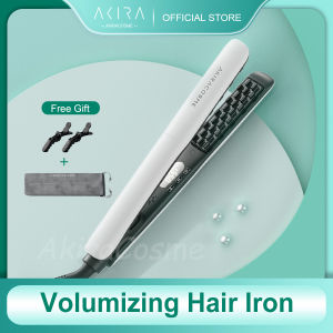 Japan AKIRA Volumizing Hair Iron Negative Ion Fluffy Hair Curler Mini Ceramic Negative Ions Hair Curler Curling Wand Lattice Corn Perm Splint Fluffy Hair Volumizer Styling Tools