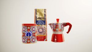 Bialetti x Dolce & Gabbana Moka Express Sicilian Cart Red or Mediterranean Blue Special Edition Moka Pot
