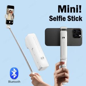 ที่ยึดโทรศัพท์แบบพกพาไม้เซลฟี่มากๆรีโมทบลูทูธไร้สายแบบขยายได้ดีไซน์แบบบูรณาการสำหรับการถ่ายทอดสด