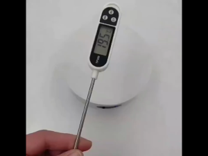 KOALA เครื่องวัดอุณหภูมิอาหารแบบจุ่ม เครื่องวัดอุณหภูมิของเหลว BBQ เทอร์โมมิเตอร์ ที่วัดดิจิตอลแบบเสียบ แบบปากกา