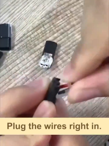 【COD/Original】2Pin Way Plug Wire Cable Snap Connectors Car Waterproof Solderless Connector Quick Wire Connection