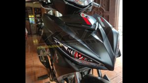 Euro Motor Marvel125 Winker Decal Sticker Red Dragon Eyes