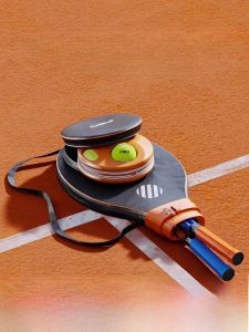 Fed Feilton Tennis Trainer Single Tape Line Rebound Beginner Kids Carbon Tennis Rackets Single Double