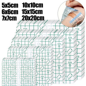 50/30pcs Waterproof Tattoo Protective Healing Film Stickers Skin Aftercare Bandage Transparent Tattoo Repair PU Film Tapes