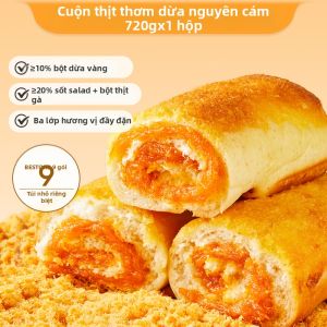 BESTORE | Bánh Mì Nhân Thịt Dừa Băm Từ Lúa Mỳ Toàn Phần cho bữa Sáng