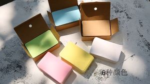 100pcs/boxed Greeting cardboard message cardboard word card business card