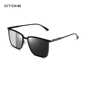 แว่นกันแดดแว่นกันแดดเปลี่ยนสีได้เปลี่ยนสีได้อัตโนมัติ OTOHE เลนส์มองกลางคืนแว่นกันแดดโพลาไรซ์แว่นตากันแดด TAC แว่นกันแดดขับรถใช้ได้สองแบบ UV400ป้องกันแสงแดด