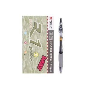 Chenguang Press Gel Pen Gp1008 Ball Pen Student Black 0.5 Press Ink Blue Red Pen Teacher Office