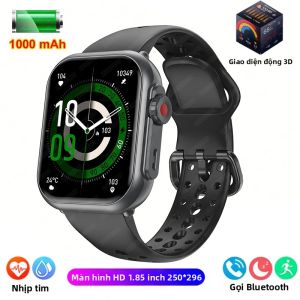 Đồng Hồ Thông Minh Ultra K62 Dành Cho Nam Nữ Màn Hình AMOLED 1000mAh Theo Dõi Nhịp Tim 100+ Chế Độ Thể Thao Gọi Bluetooth Định Vị GPS Chống Nước Tương Thích iOS Android