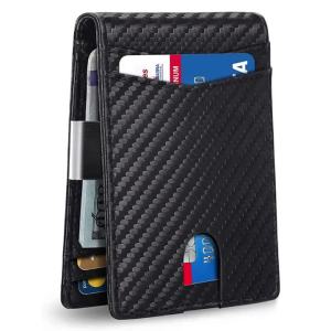 Rfid Microfier Leather Luxury Men Wallets Money Bag Slim Thin Man Card Holder Wallet for Men Short Purse Male Vallet Billfold