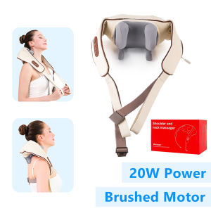 foreverlily | Foreverlily 26W Neck And Shoulder Massager Wireless Shoulder And Back Kneading Massage Shawl Trapezius Neck Cervical masajeador