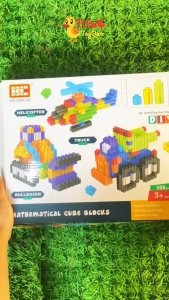 Math Link Cube Blocks Learning Set 320/508Pcs | Set Balok Belajar Matematika dan Berhitung Anak