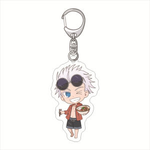 Bandai | 55MM Jujutsu Kaisen Anime Acrylic Móc Khóa Shōko Ieiri Tōji Fushiguro Getō Suguru Yaga Masamichi Haibara Yū Hình Dễ Thương Quà Tặng