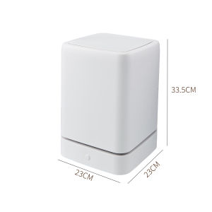 Automatic Double Barrel Air Pressure Bag Household Trash Can Large Capacity Covered Bedroom Kitchen Bathroom Luxury Modern Style