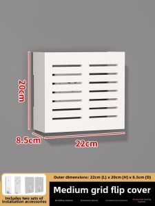 TV Wire Management Box Wall Cord Hider Decorative Storage
