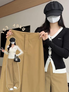 YAYANGREN | Khaki Casual Elegant Loose Wide Leg Pants