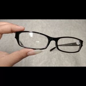 BAYAR COD - Kacamata Baca Plus (+) Baca Jarak Dekat Bingkai Kecil Kotak Persegi Panjang ( U.k +100 s.d +3.00 ) Kacamata Plus Baca Reading Glasses Untuk Pria Wanita Kacamata Super Fokus Frame Hitam Model Terbaru