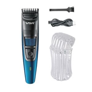 VGR | VGR 0.5-10mm Adjustable Beard And Hair Trimmer For Men Mustache Face Stubble Hair Clipper Electric Lithium Rechargeable Haircut