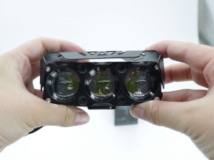 Pair Mini Driving Lights led White+Yellow waterproof V9 light Spotlight Sorot One Wall-E driving light For Motorcycle