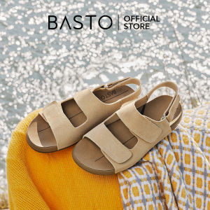 BASTO Womens Flat Sandals เบอร์เคนสต็อค รองเท้าส้นแบน รองเท้าแตะ B6465