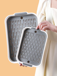 Double Layer Drain Plate Glass Cup Holder Shelf Home Essential Tea Cupset Wine Glass Rack Creative Trendy Plastic Drain Tray