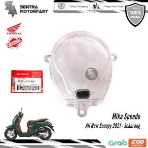 Mika kaca speedo spido speedometer all new scoopy 2021 fi esp led prestige ring 12 original