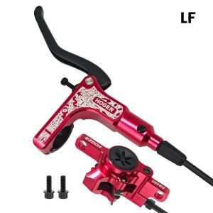 HOGER MTB Bike Hydraulic Disc Brake Set 160mm Rotors Oil Calliper Plate Front Rear Mountain Bicycle Clamp 22.2mm Handle A Pillar
