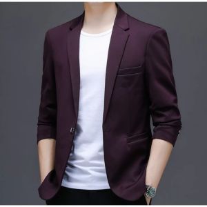 Jas Blazer Pria Manggis / Blazer Pria Dewasa Warna Terbaru