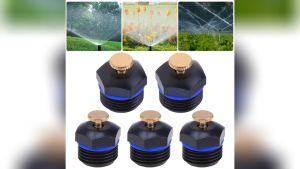 50 ชิ้น หัวสปริงเกอร์ 360 องศา ขนาด 1/2" สปริงเกอร์รดน้ำต้นไม้ สปริงเกอร์รดน้ำ สปริงเกอร์ใบบัว หัวทองเหลือง ระบบน้ำ รดน้ำต้นไม้ Sprinkler