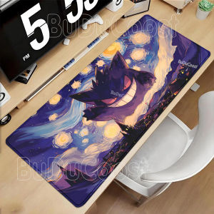 Bandai | Pokemon Gengar Grande Anime Mousepad Large PC Gaming Mouse Pad LockEdge Non-slip Base Computer Keyboard HD Printing XXL Desk Mat